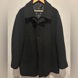 Lauren Ralph Lauren Cashmere Blend black overcoat for Men/Women